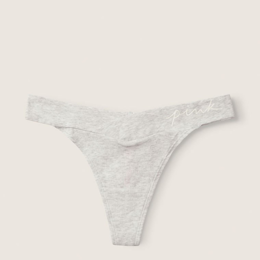 PINK VS Cotton Crossover Thong Panty NWT NIP